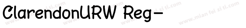 ClarendonURW Reg字体转换